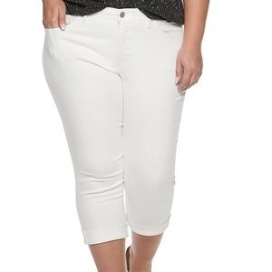 Plus Size EVRI™ Fit Solutions Denim Capris